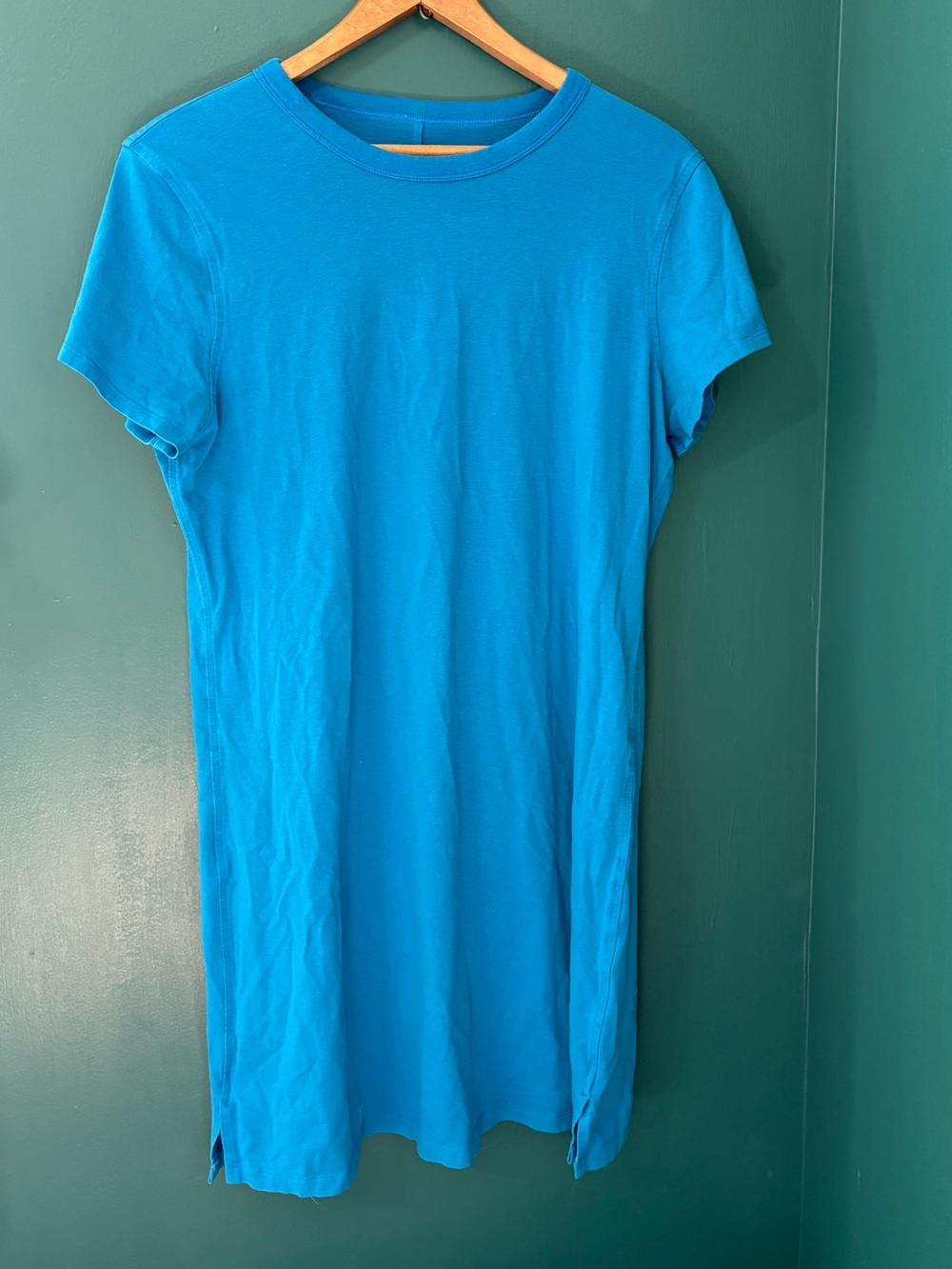 Lululemon Bright Blue T-Shirt Dress